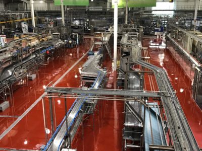 Drinks manufacturing flooring